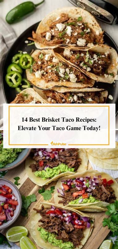 Elevate your taco game today with our 14 Best Brisket Taco Recipes! 🌮🥩 Enjoy tender brisket packed with flavor in every bite! 



#DishPulse #BrisketTacos #TacoTuesday #MexicanCuisine #FlavorfulCreations #HomemadeGoodness #CookingInspiration 𝗟𝗼𝘃𝗲 𝗶𝘁? 𝗗𝗼𝘂𝗯𝗹𝗲 𝘁𝗮𝗽! Brisket Tacos Toppings, Beef Brisket Tacos Recipes, Leftover Brisket Tacos, Smoked Brisket Tacos, Brisket Street Tacos, Slow Cooker Brisket Tacos, Brisket Tacos Recipe, Beef Brisket Tacos, Oven Cooked Brisket