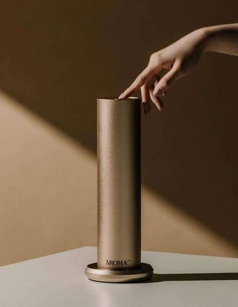 The Futuristic Diffuser | Source: AromaTech Air Purifier Design, Home Diffuser, Best Smart Home, Diffuser Bottle, Scent Diffuser, Smart Living, Fragrance Diffuser, Bottle Sizes, House Smells