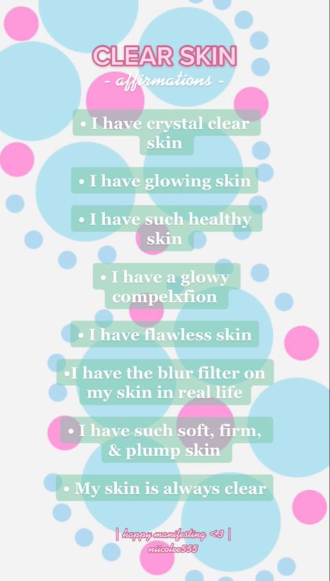 #clearskin #affirmations #manifestation #manifest #aesthetic #tiktok #wallpaper #healthyskin Clear Glowing Skin Affirmation, Affirmation For Clear And Beautiful Skin, Flawless Skin Affirmations, Clear Face Affirmation, Affirmation For Clear Skin, Clear Glass Skin Affirmations, Manifesting Journal Aesthetic, Glowing Skin Affirmations, Skin Affirmations Positive