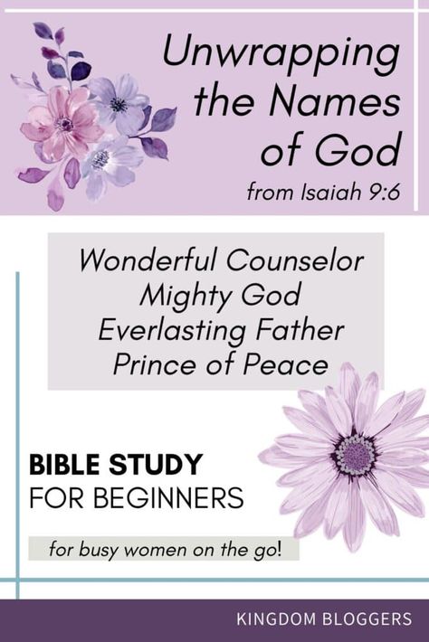 Have you ever paused to think about the many names of God revealed in the Bible? Each one offers us a unique glimpse into His character and the role He plays in our lives. Let's dive deeper into the names from Isaiah 9:6 in the short Bible study lesson. Isaiah 9:6, The Book Of Isaiah, Isaiah Study Guide, Elijah Bible Study Priscilla Shirer, Isaiah 25:1 Scriptures, Free Bible Printables, Bible Verse Isaiah 41:10, Small Group Bible Studies, Parables Of Jesus