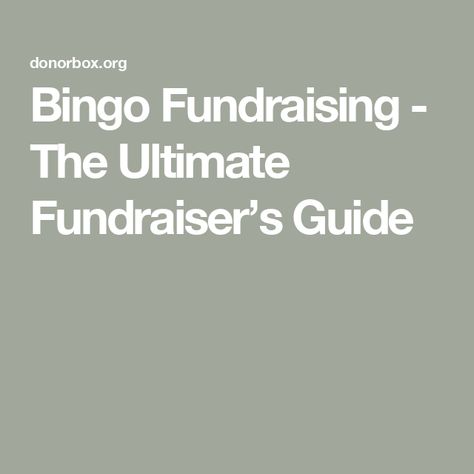 Bingo Fundraising - The Ultimate Fundraiser’s Guide Purse Bingo Fundraiser Ideas, Bingo Fundraiser Ideas, Bingo Night Fundraiser, Bingo Fundraiser, Bingo Caller, Creative Fundraising, Donation Form, Bingo Night, Event Solutions