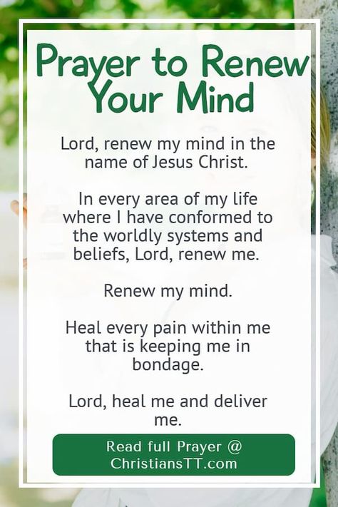 How To Renew Your Mind, Renewed Mind Quotes, Prayers For Renewing The Mind, Renew My Mind God, Renew Your Mind Scripture, Renew Mind Scripture, Renewing Your Mind Bible, Prayers List, Prayer Against Stagnation