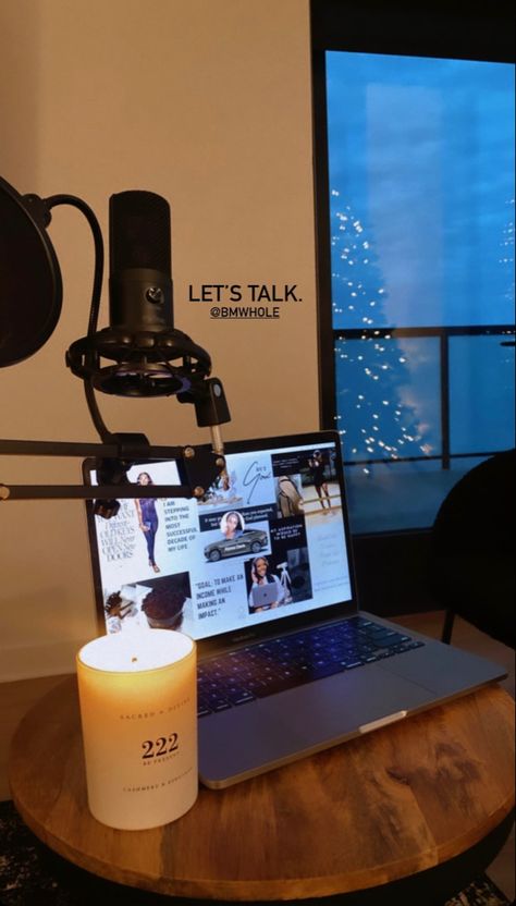 Podcast Aesthetic, Podcast Setup, Podcast Studio, Career Vision Board, Youtube Success, First Youtube Video Ideas, Vision Board Photos, Vision Board Pictures, Magical Life