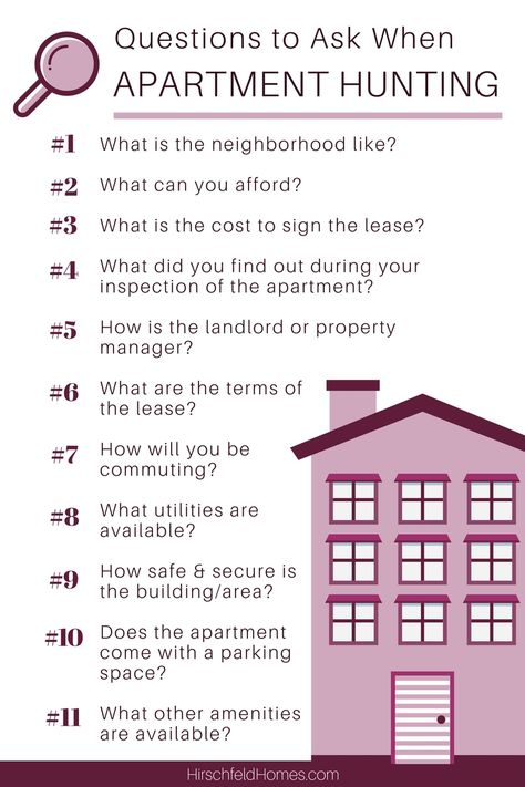 Find out which important questions you should be asking yourself before moving + Download the list! How To Find An Apartment, Apartment Tips And Tricks, Questions To Ask Before Moving In, Moving On Your Own First Apartment, Apartment Life Aesthetic, Apartment Searching Tips, Things You Need For Your First Home, Apartment Questions To Ask, Moving Out Tips