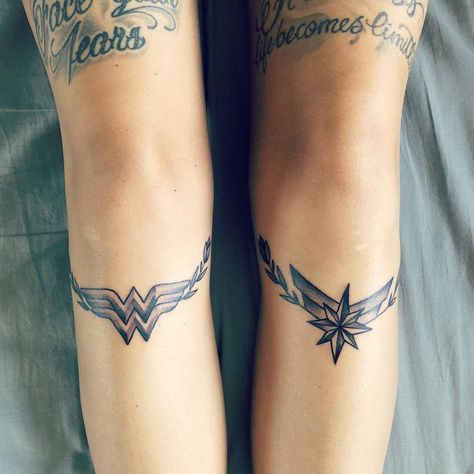 These Captain Marvel tattoos leave us feeling empowered and inspired. Thor Tattoo, Wonder Woman Tattoo, Tattoo Zone, Second Tattoo, Avengers Tattoo, Unique Butterfly Tattoos, Private Tattoos, Cool Wrist Tattoos, Marvel Tattoos