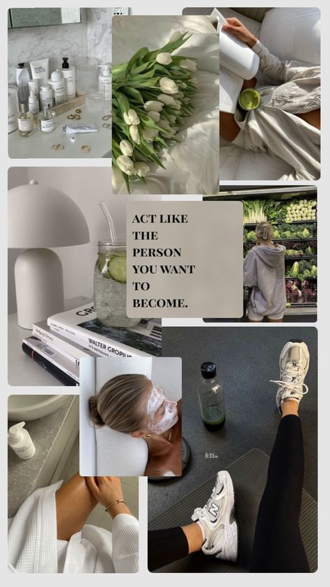 Clean Girl Wallpaper, Wellness Era, Mental Reset, Together Wallpaper, Chill Life, Dream Face, Aesthetic Routines, 2025 Goals, Fitness Vision Board