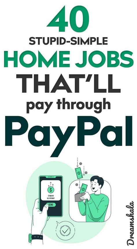 40 Stupid-Simple Home Jobs That'll Pay Through PayPal! Work From Home Careers, Colorful Outfits, Online Jobs From Home, Money Making Jobs, Social Media Jobs, Simple Home, Earn Money From Home, Remote Jobs, Home Jobs