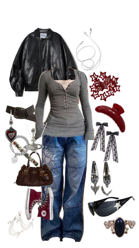 elena gilbert-modern ish outfit Y2k Style Outfits, Elena Gilbert Style, Dark Y2k, Downtown Outfits, Elena Gilbert, Simple Trendy Outfits, Comfy Fashion, Cute Everyday Outfits, Cute Simple Outfits