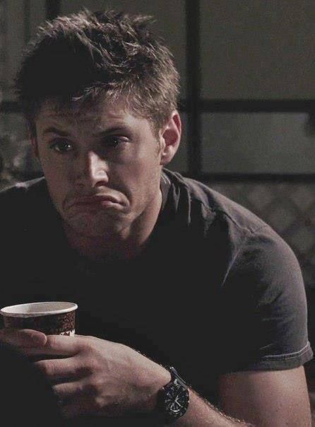 Dean Winchester Dean Winchester, Winchester, Dean, Supernatural, A Man, Coffee, Hair