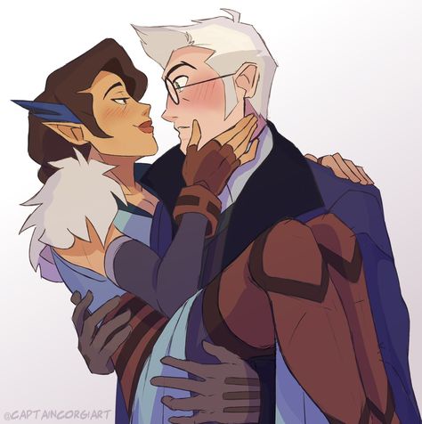 Legend Of Vox Machina Vex And Percy, Vox Machina Vex And Percy, Percival De Rolo Fanart, Vex And Percy, Vox Machina Fan Art, Percival De Rolo, Critical Role Percy, Vex Ahlia, The Legend Of Vox Machina