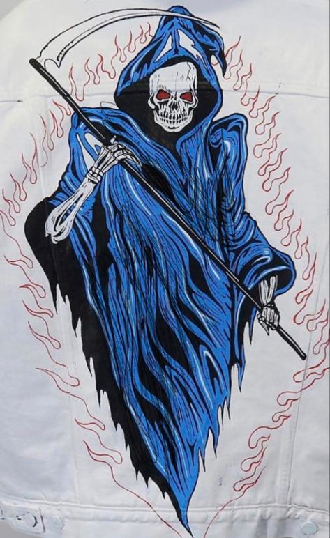 Warren Lotas Reaper Drawing, Horror Tattoos, Warren Lotas, Vintage Tattoo Design, Heavy Metal Art, Tattoo Signs, Gothic Wallpaper, Old School Tattoo Designs, Traditional Tattoo Art