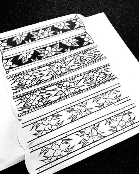 Traditional Tattoo Band, Body Coloring, Appearance Goals, Cuff Tattoo, Armband Tattoos, Greek Symbol, Forearm Band Tattoos, Armband Tattoo Design, Tattoo Board