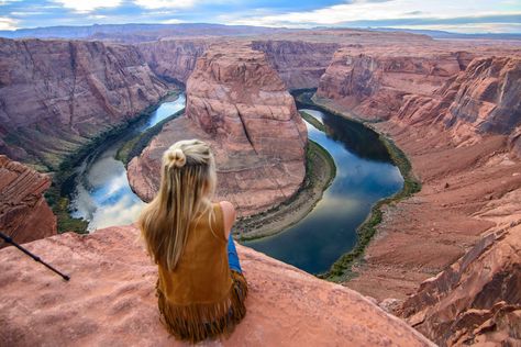 Looking for a girl's (or boy's) getaway week in the great outdoors? Copy/paste this itinerary. Horse Shoe Bend Arizona, Grand Canyon Tours, Zion Park, Usa Pictures, Grand Canyon Arizona, Page Arizona, Utah Road Trip, National Park Road Trip, Utah Travel