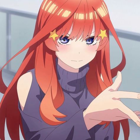 Itsuki Nakano, Quintessential Quintuplets, Blue Eyes, Red Hair, Red, Anime, Hair, Blue, Instagram