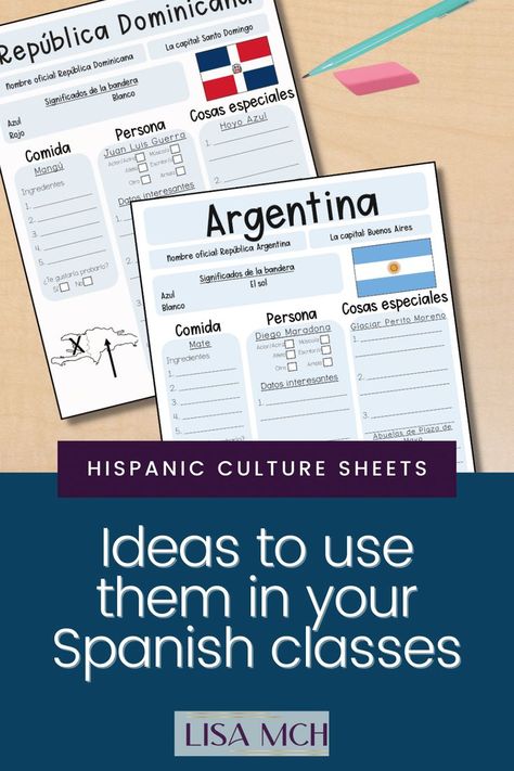 Middle School Spanish Activities, Spanish Club Ideas, Spanish Heritage Month, Spanish Teacher Classroom, Traveling Suitcase, Spanish Class Activities, Teaching Culture, Spanish Teacher Resources, Spanish Classroom Decor