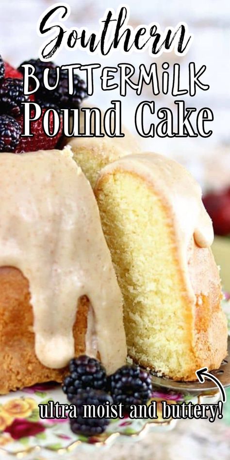 Soft And Moist Pound Cake, High Altitude Pound Cake Recipes, Buttermilk Cream Cheese Pound Cake, Vanilla Buttermilk Pound Cake With Cream Cheese Glaze, Vanilla Pound Cake Recipes Moist Easy, White Pound Cake Recipe, Buttermilk Pound Cake Southern, Sour Cream Pound Cake Recipe Moist, Desserts Using Buttermilk