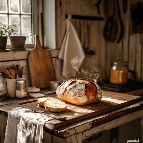 🌾 Why is sourdough bread the perfect homestead staple? 🍞 Whether you're living off the grid or simply embracing the joys of homemade food, sourdough is more than just delicious—it's a connection to tradition, health, and sustainability. 🧡✨ In our latest blog post, we share 5 reasons why sourdough belongs in every homesteader's kitchen. From its natural leavening to its customizable ingredients, sourdough bread brings the heart of homesteading straight to your table. 🙌🥖 Click the link in bi... Making Sourdough Bread Aesthetic, Bread Asthetic Picture, Aesthetic Sourdough Bread, Breadmaking Aesthetic, Sourdough Bread Photography, Homemade Bread Aesthetic, Bread Making Aesthetic, Sourdough Pictures, Baking Bread Aesthetic