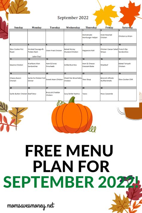 Meals For A Month Menu Planning, Printable Meal Planner Monthly, Plan Calendar, Meal Planning Easy, Rolled Roast, Meal Calendar, Monthly Menu, Meal Planning Menus, Monthly Printable