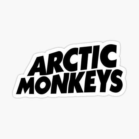 The Arctic Monkeys, Monkey Logo, Monkey Stickers, Stickers Cool, Band Stickers, Cute Laptop Stickers, Artic Monkeys, Iphone Case Stickers, Tumblr Stickers