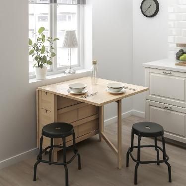 https://www.ikea.com/us/en/p/norden-gateleg-table-birch-90423887/ Ikea Norden, Norden Gateleg Table, Living Room Pieces, Deco Studio, Drop Leaf Table, Under The Table, Small Dining, Sewing Table, A Kitchen