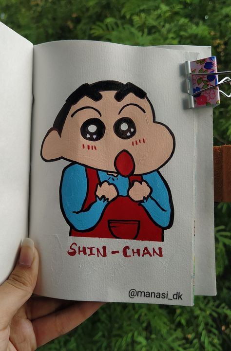 Anyone shinchan lover here? Let me know.❤️ ~Follow for more such pins😉 #painting #shinchan #cartoon #drawing #acrylicpaint #kids #easy #painting #latest #printrest #art #artinspiration #sketches #artwork #artist #justdraw #drawoftheday #followformore Cartoon Art Shinchan, Shinchan Painting Ideas, Shin Chan Drawing Cute, Shinchan Rangoli, Shinchan Drawing Pencil, Sketch Book Ideas Aesthetic Cartoon Easy, Shinchan Canvas Painting, Shinchan Cartoon Drawing, Shinchan Drawing Sketch