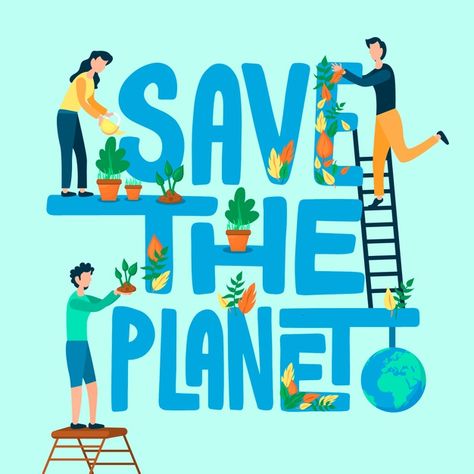 Save Earth Illustration, Planet Illustration, Planet Poster, Earth Illustration, Planet Design, World Environment Day, Environment Day, Aesthetic Pastel Wallpaper, Green Life