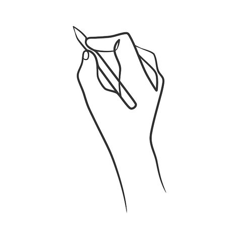 Drawing Of A Hand Holding A Pencil, Hand With Pencil Drawing, Hand Holding Pen Drawing, Drawing Hands Holding Things, Hand Holding Pen, Hand Line Drawing, Free Photoshop Text, Holding Pen, Pen Doodles