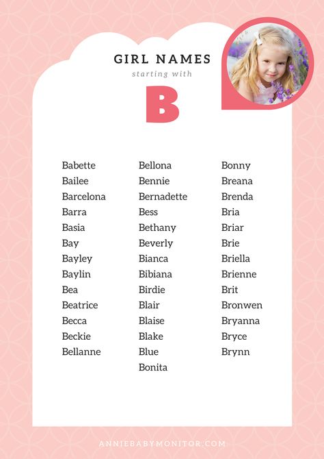 unique baby girl names starting with B, rare, vintage, creative, hipster, uncommon, meaning, elegant, beautiful B Name, B Names For Girls, B Baby Names, Indian Baby Girl Names, Names Starting With C, Names Starting With A, B Names, Cute Baby Girl Names, Baby Girl Names Unique