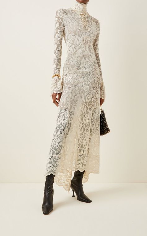 White Maxi Dress Outfit, Civil Dress, White Lace Maxi Dress, Maxi Dress Outfit, Lace Maxi, Paco Rabanne, Lace Maxi Dress, Lace White Dress, White Maxi Dresses