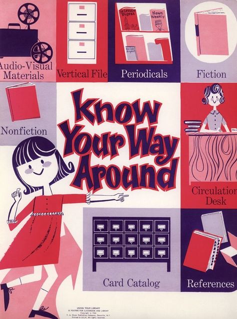 Vintage library posters – Know Your Way Around Posters For Classroom, Library Week, Library Posters, Reading Posters, Library Pictures, Teaching Posters, Vintage Library, Local Library, Library Displays