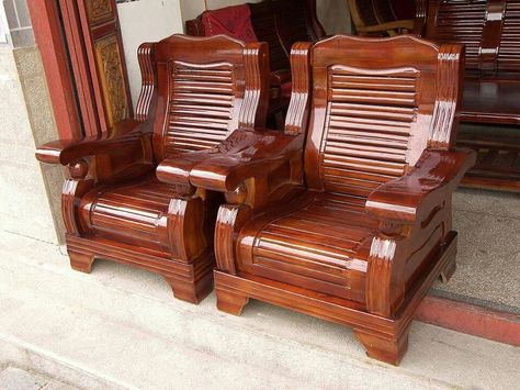 . Sofa Design Wood, Wooden Sofa Set Designs, Wood Bed Design, Corner Sofa Design, Wooden Sofa Designs, Living Room Sofa Set, Wooden Sofa Set, Wooden Chairs, Furniture Design Wooden