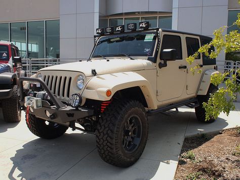 Jeep Wrangler Unlimited With Line-X Body | Flickr - Photo Sharing! Rhino Lined Jeep, Jeep Girls, Jeep Girl, Wrangler Unlimited, Jeep Wrangler Unlimited, Light Bar, Jeep Wrangler, Antique Cars, Jeep