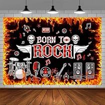 Flame Photography, Music Theme Party, Rock And Roll Birthday, 1950s Rock And Roll, Born To Rock, Music Themed Parties, Rock & Roll, Banner Photo, Musica Rock