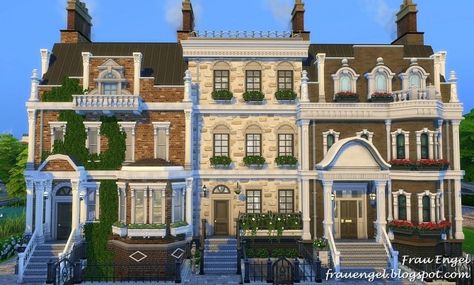 Sims 4 University, The Sims 4 Lots, University Housing, Sims Inspiration, Sims Freeplay Houses, Sims 4 Challenges, Sims Free Play, Sims Builds, Sims 4 House Plans