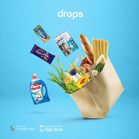 Creative Grocery Ads, Grocery Store Creative Ads, Shopping Ads Creative, Supermarket Ads Design, Grocery Ads Creative, Grocery Poster Design, Supermarket Graphic Design, Shopping Creative Ads, Supermarket Poster Design