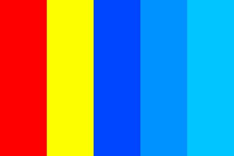 Eyestrain Color Palette, Clown Color Palette, Eyestrain Art, Color Palette Challenge, Color Schemes Colour Palettes, Palette Design, Color Palette Design, Eye Strain, Art And Crafts