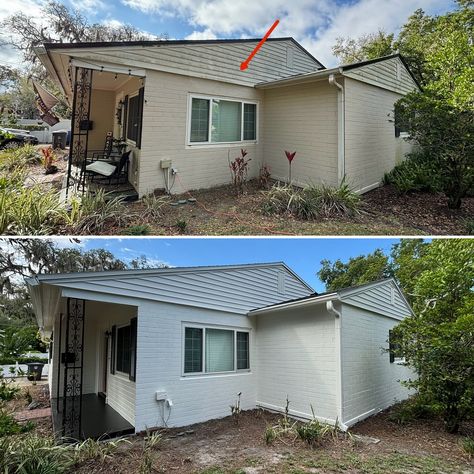 Just completed an incredible exterior painting project where we changed the colors of this beautiful home! Check out the before and after to see the dramatic difference a fresh coat of paint can make. This house hadn’t been painted in many years—the old paint was worn, there were several cracks in the walls, and the property was starting to absorb water, causing deterioration. The homeowners decided to invest in painting their house to protect it for many years to come. As a professional pai... Exterior Painting, Paint Can, Paint Cans, Beautiful Home, Exterior Paint, Painting Projects, Old House, House Painting, Beautiful Homes