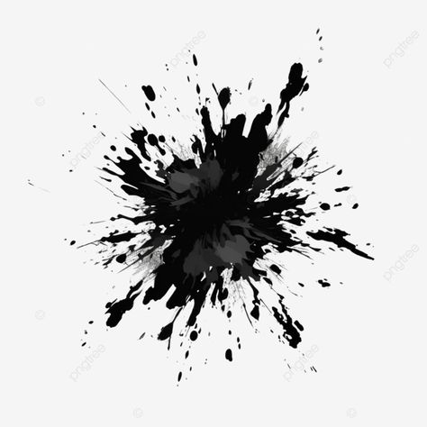 explosion black ink splashes isolated explosion black ink png Baroque Tattoo, Splash Png, Ink Splash, Splash Effect, Black Splash, Splash Images, Trash Polka, Black Liquid, Flower Iphone Wallpaper