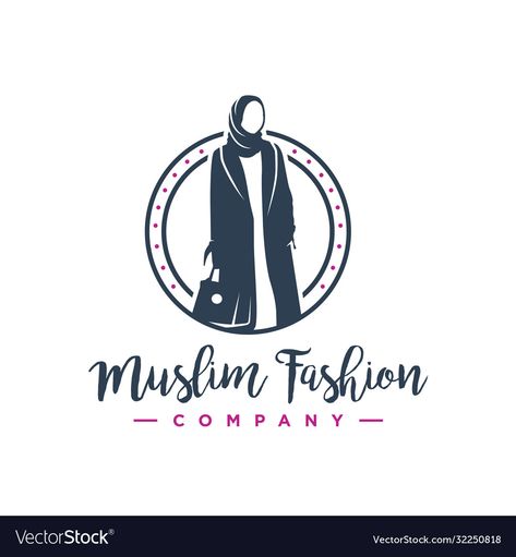 Abaya Logo Design, Abaya Logo, Logo For Clothing Brand, Fashion Designer Logo, Fashion Logo Design Inspiration, Hijab Logo, Shopping Logo, Cloth Logo, Logo Design Women