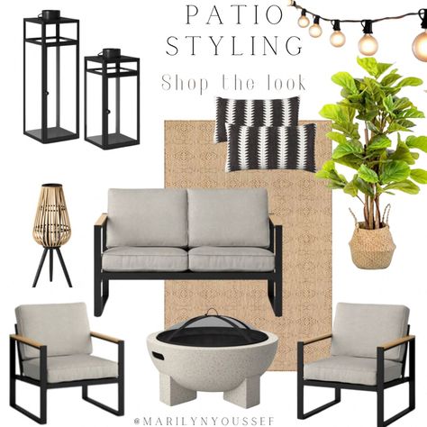 16" x 7" Decorative Metal Lantern … curated on LTK Patio Decorating Ideas Black Furniture, Grey Outdoor Patio Ideas, Black Patio Furniture Ideas Metal, Outdoor Patio Inspiration Modern, Outdoor Patio Staging Ideas, Gray Outdoor Patio Furniture Decor, Black And Grey Patio Furniture, Black And Gray Patio Decor, Black Outdoor Patio Furniture