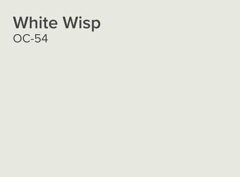 Benjamin Moore White Wisp White Wisp Benjamin Moore Walls, White Wisp Benjamin Moore, Benjamin Moore White Wisp, Outside House Paint, Mood Board Living Room, Interior Paint Colors For Living Room, Mini Cabin, Ohio House, Bath Paint