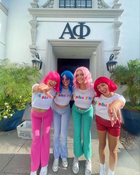 colorful costume inspo Sorority Costumes, Sorority Work Week, Colorful Costume, Costume Inspo, Work Week, Cartoon Illustration, Sorority, Drawing Reference, Mood Boards