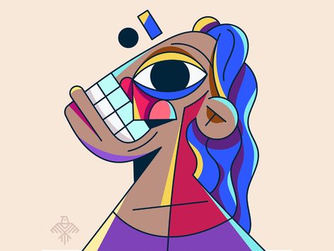 Abstract Minimalist Character Design Illustration, Digital Art by Mark Rise on Dribbble Abstract Character Design, Minimalist Character Design, Minimalist Character, Character Design Illustration, Art Character Design, Illustration Art Design, Quirky Illustration, Workshop Ideas, Abstract Minimalist