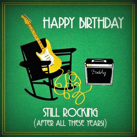 Happy Birthday Guitar, Rock And Roll Birthday, Happy Birthday Music, Happy Birthday Man, Happy Birthday Woman, Funny Happy Birthday Wishes, Birthday Greetings Funny, Happy Birthday Wishes Quotes, Happy Birthday Meme