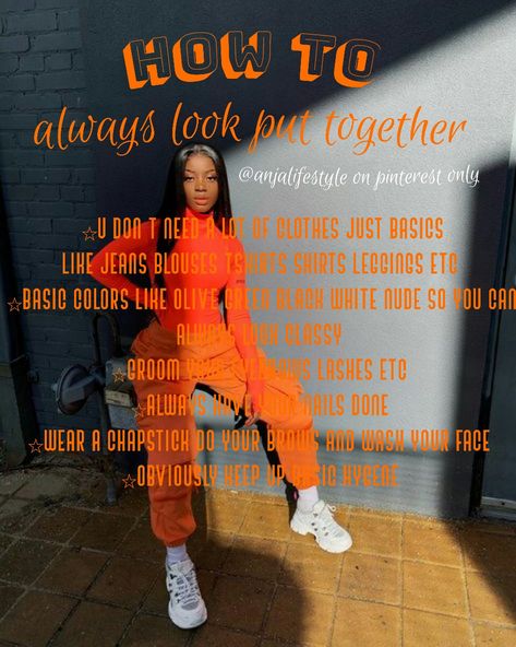 How To Always Look Put Together, How To Look Put Together, Baddie List, Baddie Essentials, Always Look Put Together, Emotional Control, School Advice, Start Youtube Channel, Body Glow