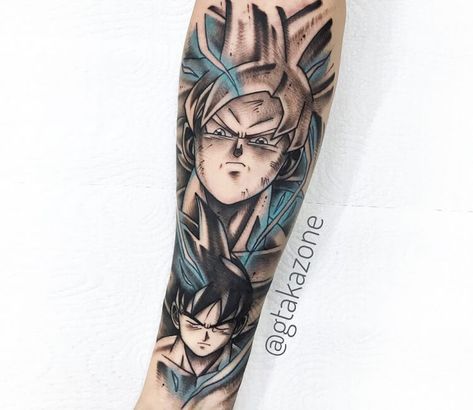 Tattoo photo - Goku ultra instinct tattoo by Gustavo Takazone Goku Ultra Instinct Tattoo, Ultra Instinct Tattoo, Dragonball Tattoo Ideas, Instinct Tattoo, Majin Tattoo, Dbz Tattoo, Colored Tattoo, Tato Flash, Mangas Tattoo