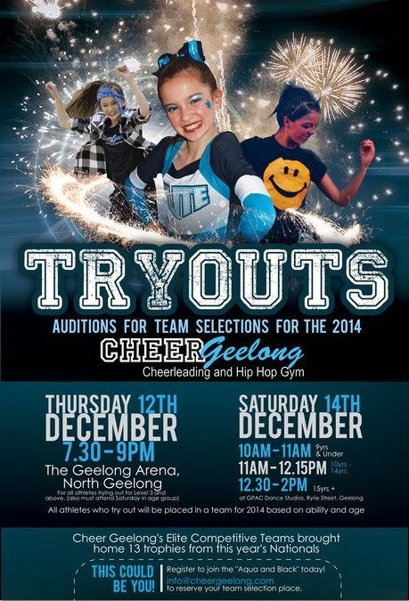 Dance Team Poster Ideas, Flyer Tips Cheerleading, Cheer Tryout Flyer Template, Cheerleading Flyer Workouts, Flyer Workout Cheerleading, Cheerleading Tips Flyers, Team Poster Ideas, Cheer Flyer, Team Poster