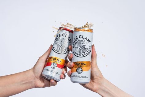 Bubbly Water, Growing Tea, White Claw Hard Seltzer, Iced Tea Cocktails, Hard Lemonade, Peach Ice Tea, White Claw, Tea Cocktails, Hard Seltzer