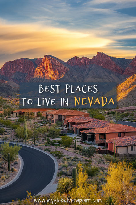 A charming neighborhood in Nevada with stunning mountain views, beautiful homes, and a serene environment, one of the best places to live in Nevada. Where To Live, Boulder City, Places To Live, Best Places To Live, Perfect Home, Travel Itinerary, City Guide, Weekend Getaways, Bouldering