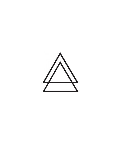 2 Triangle Tattoo, Two Triangle Tattoo, Angular Tattoo, Tattoo Ideas Triangle, Double Triangle Tattoo, Simple Triangle Tattoo, Cool Triangle Tattoos, Upside Down Triangle Tattoo, Triangle Tatoo